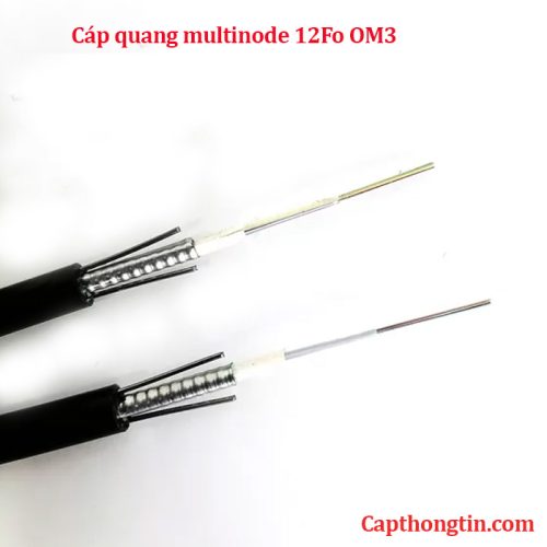 Cáp quang multimode 12Fo OM3 ( 12Fo , 12 sợi , 12 core )