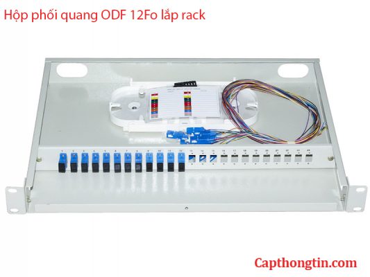 Hộp phối quang ODF 12FO lắp rack-2
