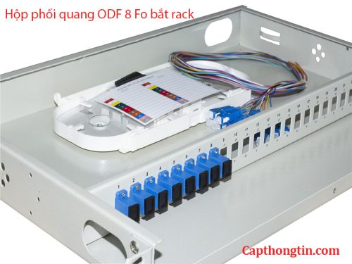 Hộp phối quang ODF 8FO bắt rack