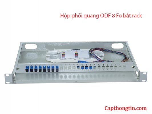 Hộp phối quang ODF 8FO lắp rack