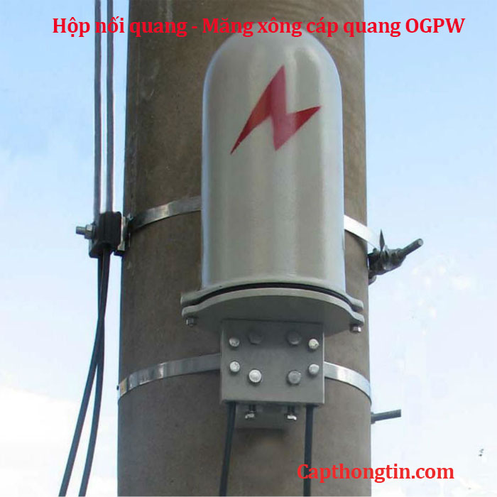 Hình ảnh : Măng xông quang OPGW 24FO - Hộp nối quang OPGW