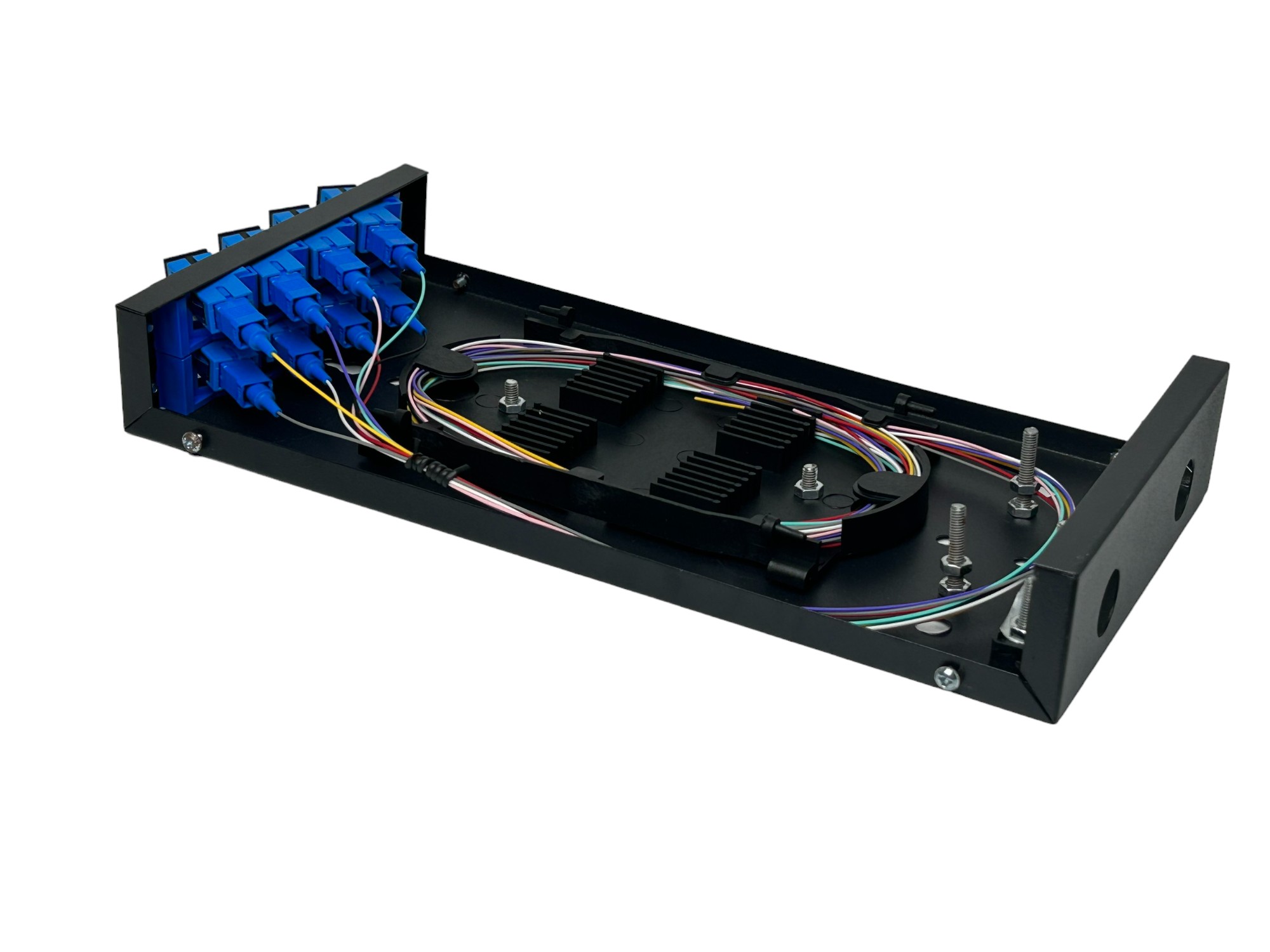Hộp phối quang ODF 8Fo chuẩn SC/UPC chất liệu thép