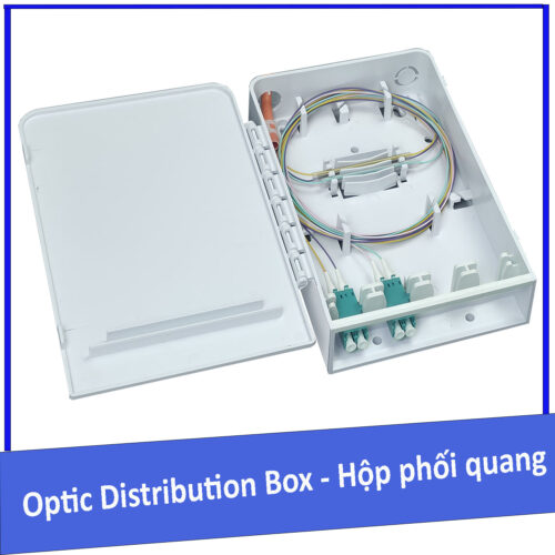 Hộp phối quang ODF 4Fo nhựa chuẩn LC Multimode ( OM2 , OM3 )