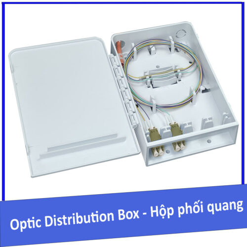 Hộp phối quang ODF 4Fo nhựa chuẩn LC Multimode ( OM2 , OM3 )