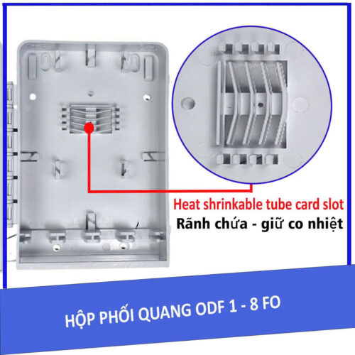 Hộp phối quang ODF 4Fo nhựa chuẩn LC Multimode ( OM2 , OM3 )