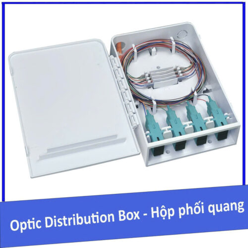 Hộp phối quang ODF 4Fo nhựa chuẩn SC Multimode ( OM2 , OM3 )