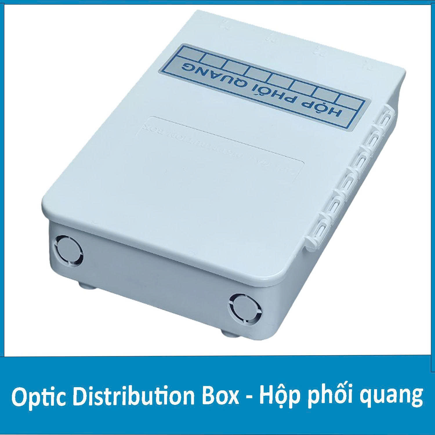 Hộp phối quang ODF 4 sợi trong nhà (4FO, 4 core) Hộp phối quang ODF 4 sợi trong nhà (4FO, 4 core)