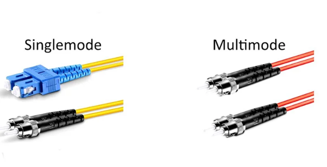 cáp quang single mode và multimode