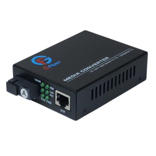 Bộ chuyển đổi quang điện Media Converter 1 sợi GF-1G-1F-20A ( 10/100/1000Mbs)