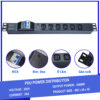 Thanh nguồn PDU 6 ổ cắm chuẩn C13 có APTOMAT MCB gắn rack 19