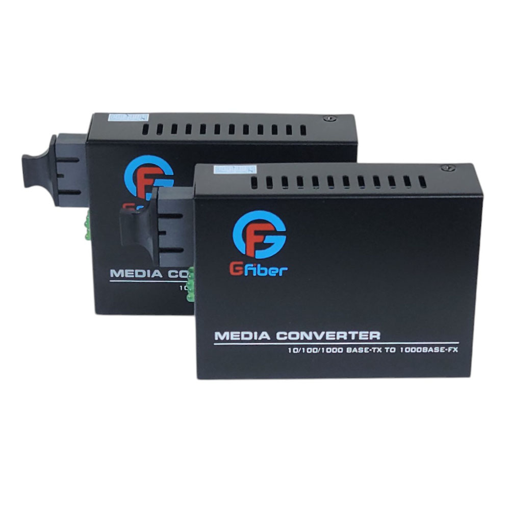 Bộ chuyển đổi quang điện Media Converter 2 sợi GF-1G-2F-20 ( 10/100/1000Mbs)