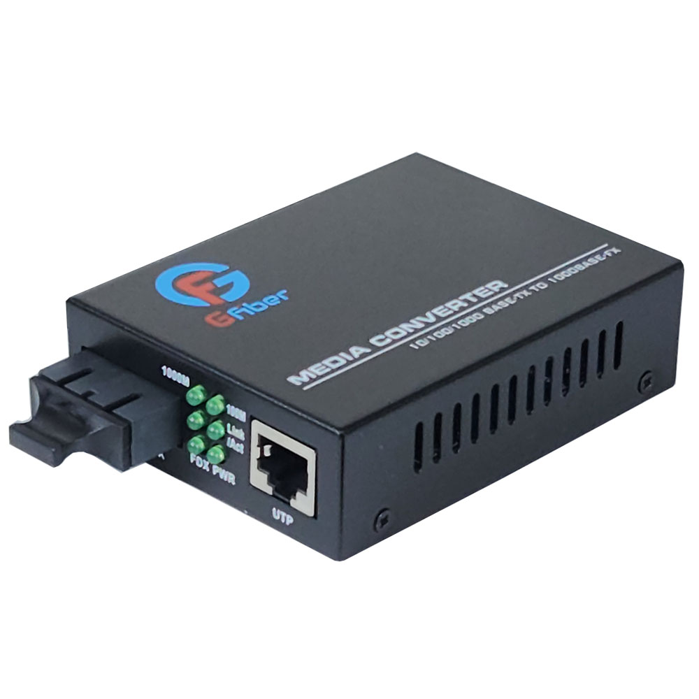 Bộ chuyển đổi quang điện Media Converter 2 sợi GF-1G-2F-20 ( 10/100/1000Mbs)