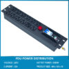 Ổ cắm điện, Thanh nguồn PDU 12 ổ cắm đa dụng có MCB 2U gắn Rack 19"