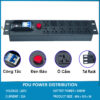 Ổ cắm điện, Thanh nguồn PDU 12 ổ cắm đa dụng có MCB 2U gắn Rack 19