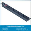 Ổ cắm điện, Thanh nguồn PDU 8 ổ cắm đa dụng 1U gắn rack 19″