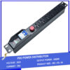 Ổ cắm điện, Thanh nguồn PDU 6 ổ cắm đa năng 1U gắn rack 19