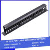 Thanh quản lý cáp 24 Port 1U 19 inch