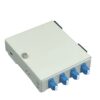 Hộp phối quang ODF 4FO gắn tường bằng sắt Singlemode LC/UPC