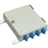 Hộp phối quang ODF 4FO gắn tường bằng sắt Singlemode LC/UPC