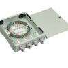 Hộp phối quang ODF 4FO gắn tường bằng sắt Multimode LC/UPC OM2