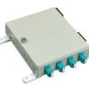 Hộp phối quang ODF 4FO gắn tường bằng sắt Multimode LC/UPC OM3