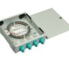 Hộp phối quang ODF 4FO gắn tường bằng sắt Multimode LC/UPC OM3
