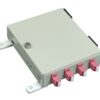 Hộp phối quang ODF 4FO gắn tường bằng sắt Multimode LC/UPC OM4
