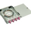Hộp phối quang ODF 4FO gắn tường bằng sắt Multimode LC/UPC OM4
