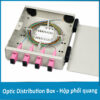 Hộp phối quang ODF 4FO gắn tường bằng sắt Multimode SC/UPC OM4