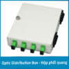 Hộp phối quang ODF 4FO gắn tường bằng sắt Singlemode SC/APC