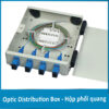 Hộp phối quang ODF 4FO gắn tường bằng sắt Singlemode SC/UPC